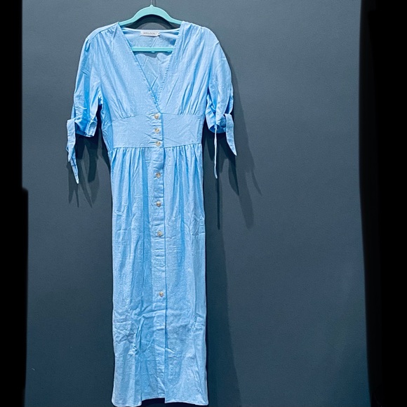 Dresses & Skirts - Beautiful blue shirt dress (0004)